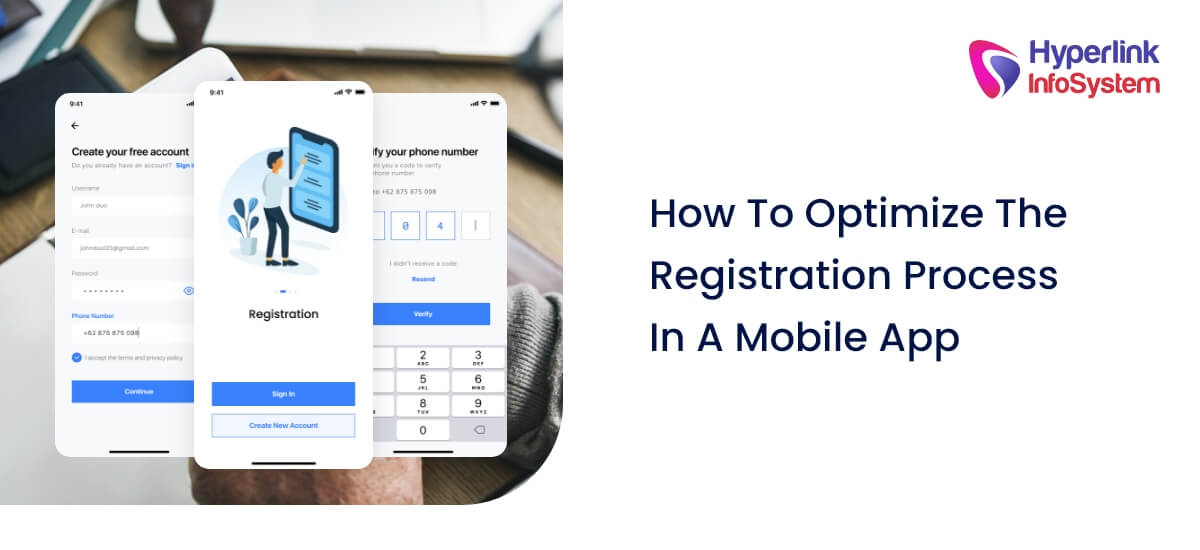 how to optimize the registration process in a mobile app