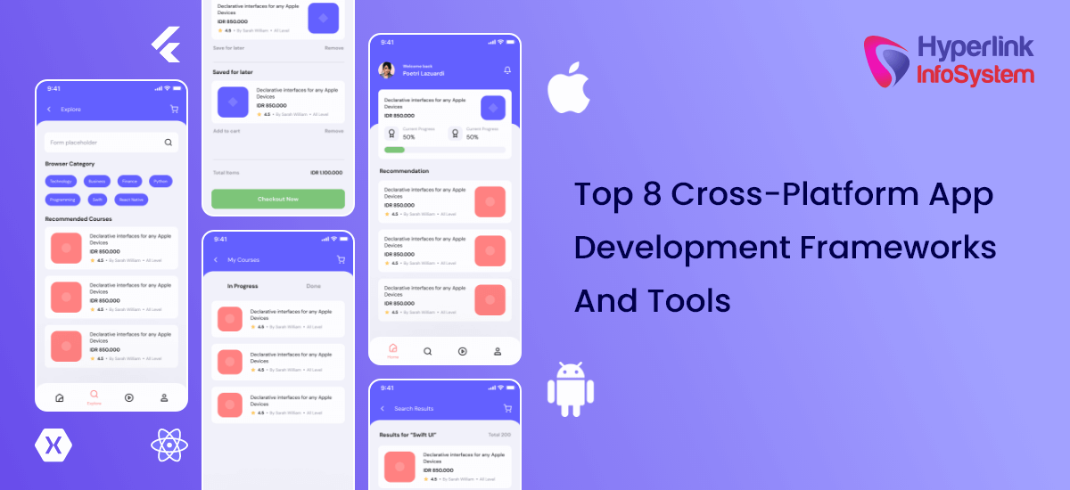 top 8 cross-platform app development frameworks and tools