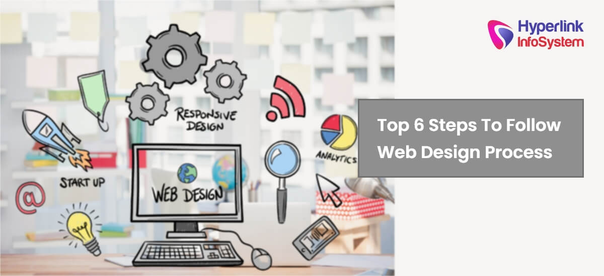 top 6 steps to follow web design process