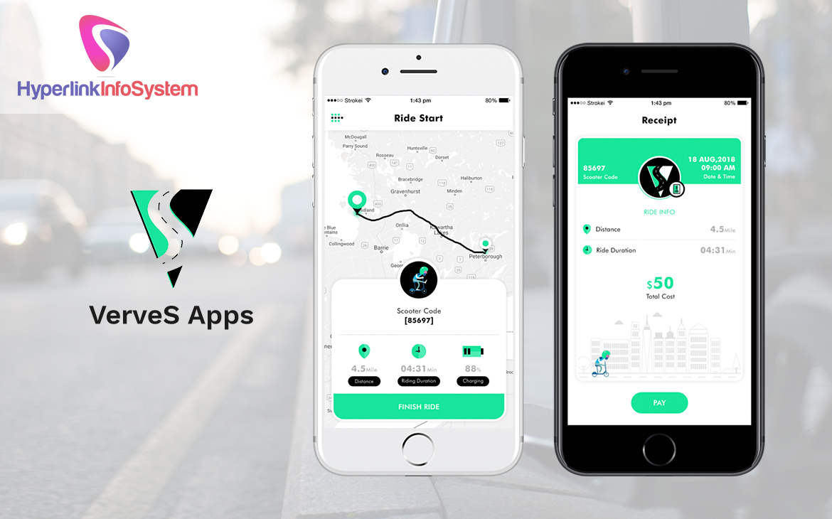 scooter rental app development