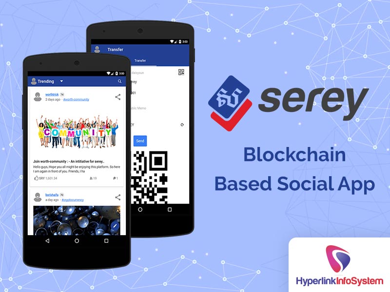 serey blockchain based social app