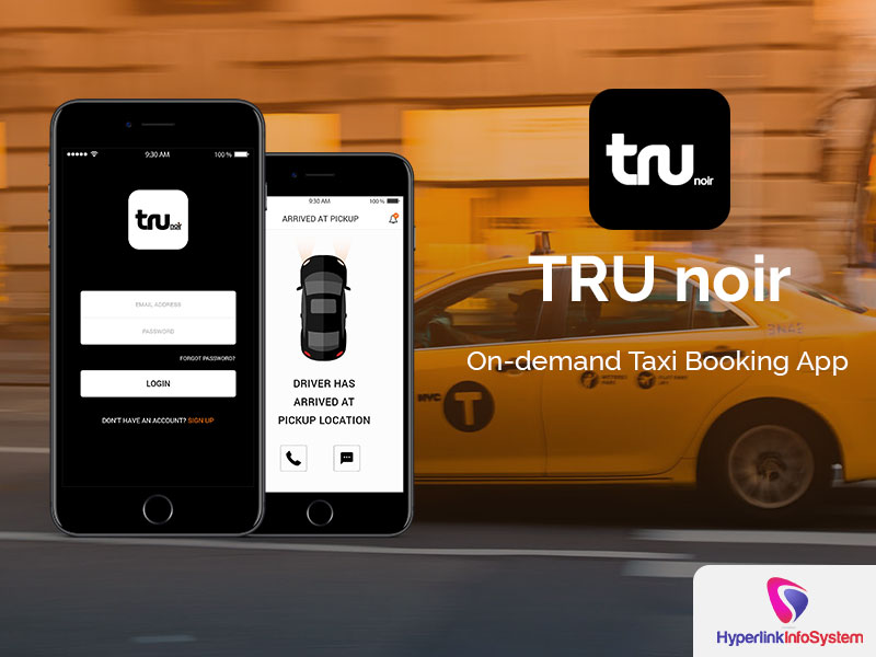 trunoir on demand taxi boking app